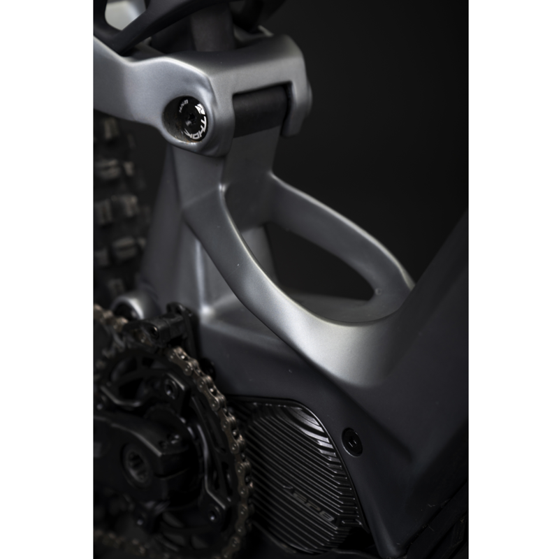 Thok GRAM RC Carbon Mountain E.Bike - Grey/ Black-2